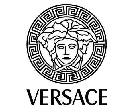 versace logo drawing.